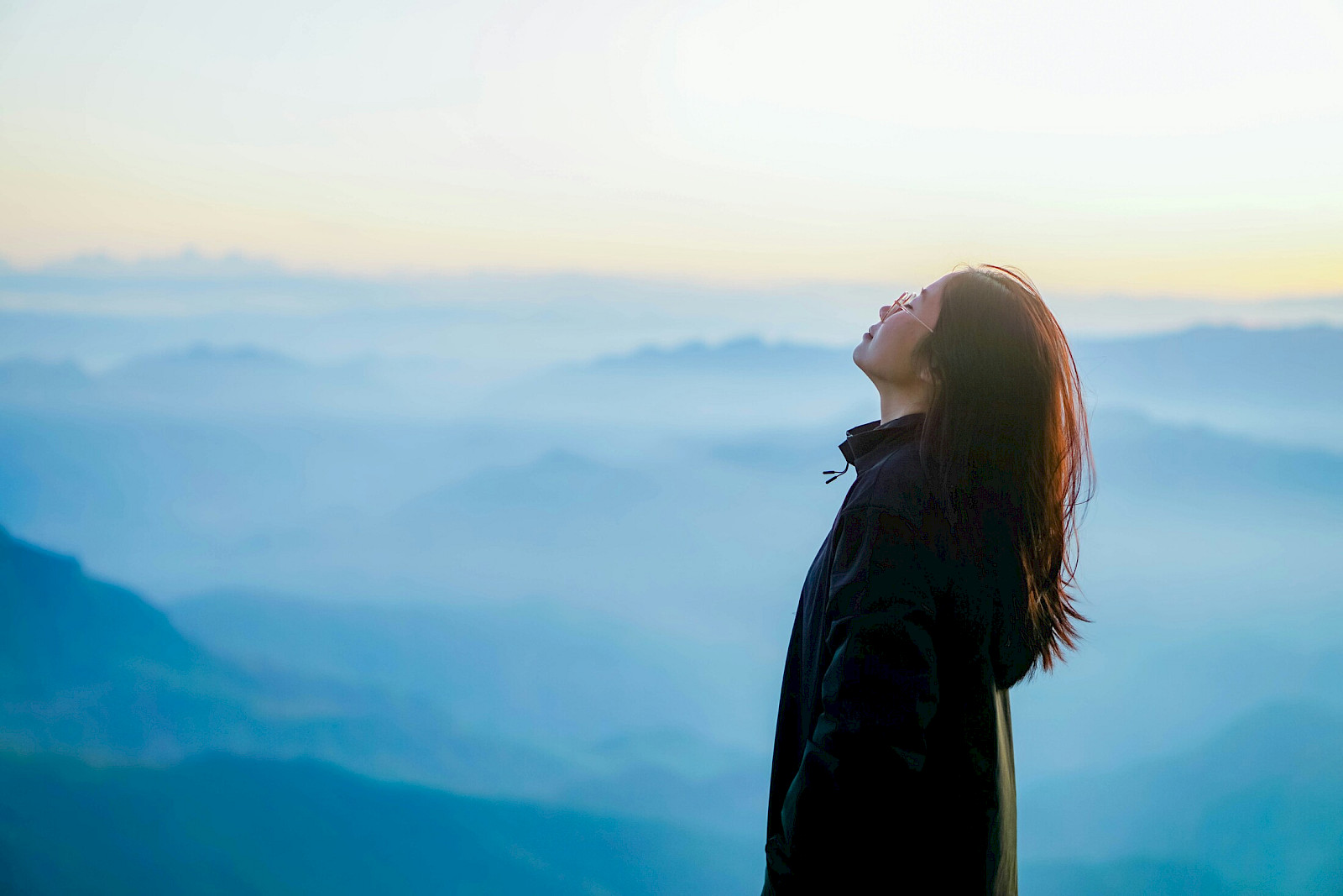 Hands representing gentle emotional release